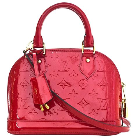 red patent leather lv bag|louis vuitton vernis leather.